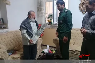 دیدار بسیجیان پایگاه امام سجاد (ع) دامغان با رزمنده دفاع مقدس