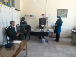 سرکشی مدیر کانون بسیج فرهنگیان بسطام از مدارس