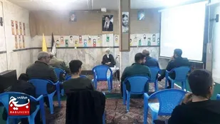 نمایشگاه "جنگ روایت&zwnj;ها" در هفته بسیج در پایگاه حضرت ابوالفضل علیه السلام گلپایگان