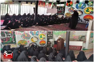 ویژه برنامه سوگواره حسینی در کانون الهادی (ع) سرخه برگزار شد