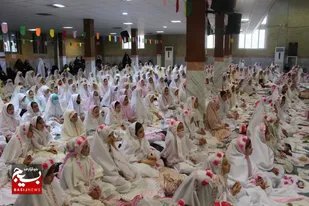 جشن تکلیف ۴۶۰ فرشته زمینی برگزار شد