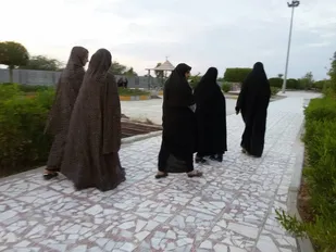 همایش پیاده روی خواهران بسیجی شهرستان میناب برگزار شد