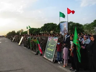 گردان کوثر حوزه زینبیه در شامگاه یاد یاران