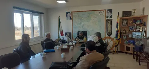دیدار هیئت اندیشهورزی استان مازندران با مدیر بسیج دریایی و فرمانده پایگاه ثامن الحجج(ع) بابلسر