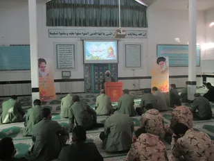 جشن میلاد حضرت زینب سلام الله علیها در حسینه ثارالله ناحیه مقاومت بسیج سپاه فردوس برگزار شد