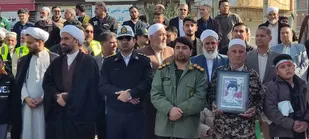 حضور مردم شهرستان آق قلا در راهپیمایی روز بیست و دوم بهمن ۱۴۰۲