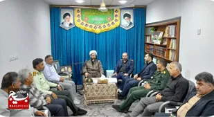 دیدار مسئولان و مدیران ادارات دولتی با امام جمعه شهرستان دیلم