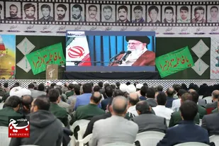 حضور بسیجیان شهرستان بیرجند در دیدار سراسری بسیجیان با رهبر معظم انقلاب از طریق ارتباط تصویری