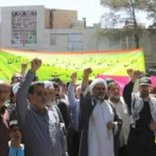 حماسه مردم نایین در روز قدس
