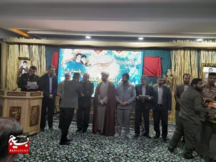 تقدیر از پاسداران حوزه ۴ شهری امام سجاد (ع) سپاه ناحیه امام علی ع اهواز