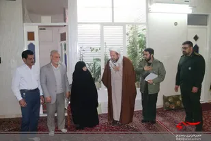 دیدار با مادر ۳ شهید دفاع مقدس در قم صورت گرفت