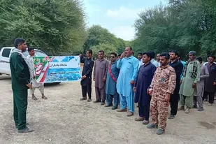 اجرای شامگاه یاد یاران در روستای گیتیگ بخش پلان برگزار شد