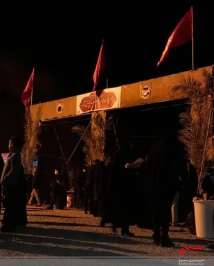 موکب دختران حسینی بمناسبت اربعین حسینی