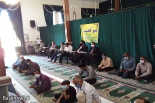 دیدار بسیجیان حوزه امام حسن مجتبی(ع) با امام جمعه صالح&zwnj;آباد