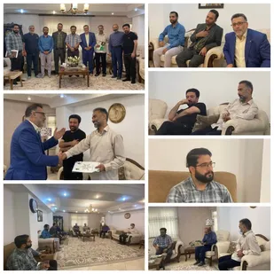 دیدار اعضاء انجمن سرود و آواهای انقلابی سازمان بسیج هنرمندان کشور