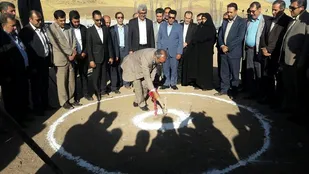 کلنگ ساخت سیلو روستای تارقلی هشترود به زمین زده شد