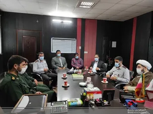 دیدار فرمانده سپاه قائم شهر با آتش نشانان