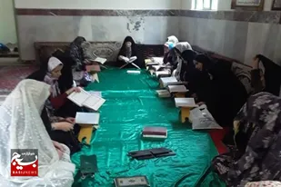 برگزاری جزء خوانی قرآن کریم در پایگاه&zwnj;های حضرت خدیجه (س)بهار