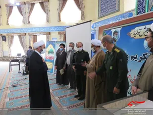 برگزاری آیین معارفه مسئول نمایندگی ولی فقیه در سپاه ورزقان