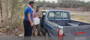 اطعام روزداران  به همت بسیج سازندگی و گروه های جهادی نرماشیر