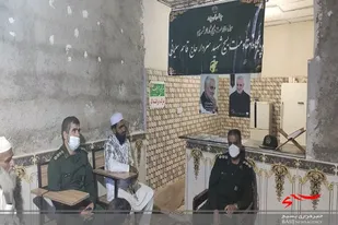 افتتاح پایگاه مقاومت شهید سلیمانی در روستای مرادآباد چابهار