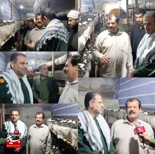 افتتاح کارگاه پرورش قارچ با حمایت بسیج سازندگی کارون