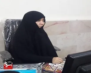کارآفرینی در کارگاه خیاطی  پایگاه بسیج طلاب مدرسه علمیه حضرت زینب(س) میناب