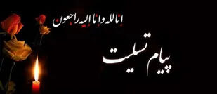 پیام تسلیت درگذشت استاد بسیجی سیدعلی شفیع پور حسینی