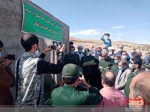 مخزن آب روستای ماوی میانه افتتاح شد