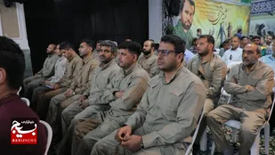 گزارش تجدید بیعت جامعه بسیج کارگران و کارخانجات خوزستان با شهدا