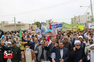 حضور پرشور دیری ها در راهپیمایی روز جهانی قدس