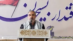 برگزاری همایش اقتدار بسیجیان شهرستان رازو جرگلان در هفته بسیج