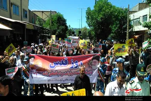 راهپیمایی روز جهانی قدس در کبودراهنگ