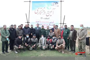 غرس یک میلیون اصله نهال به همت بسیج سازندگی سپاه کربلا