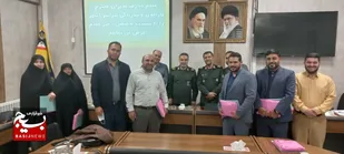 تجلیل از مسئول سازندگی بسیج دانش آموزی خوزستان در مراسم تقدیر از برترین مسئولین سازندگی رده های کشور
