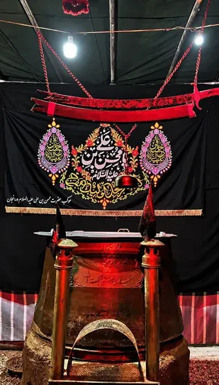 مراسم سوگواری فاطمیه و پخت سمنو در وردنجان
