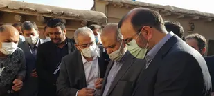 بازدید وزیر کشوراز بافت فرسوده شهری در هادی آباد قزوین
