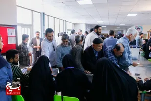 خلق حماسه&zwnj;ای دیگر با حضور مردم زنجان در پای صندوق&zwnj;های رای