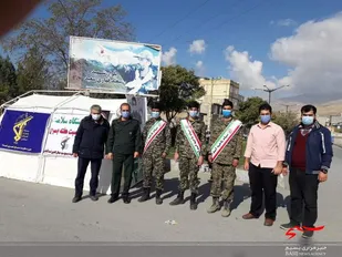 برپایی ایستگاه سلامت در میدان دانشگاه اسدآباد