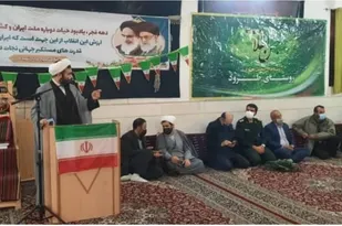 برگزاری جشن ایام الله دهه فجر در روستای طرود فیروزکوه