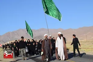همایش جاماندگان پیاده روی اربعین در بهاباد برگزار شد
