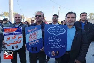 حضور باشکوه مردم شهر کاکی در راهپیمایی ۲۲بهمن