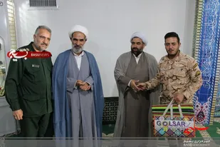 برگزاری جشن عید غدیر خم باحضور کارکنان رسمی و وظیفه سپاه ناحیه خلیل آباد