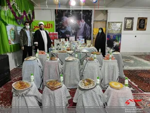 نمایشگاه غذای ایرانی در پایگاه معصومیه ۱۴برگزار شد