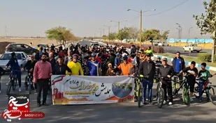 شکوه پیوند &laquo;پدر و پسرها&raquo; با رکاب&zwnj;زنی در تربت&zwnj;جام از نگاه دوربین بسیج