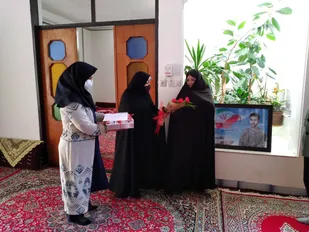 تجلیل بسیج دانش آموزی حوزه کوثر شاهرود از مقام مادر شهدا+ تصاویر