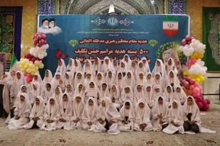 برگزاری مراسم جشن تشرف 500 دانش آموز دختر زنجانی