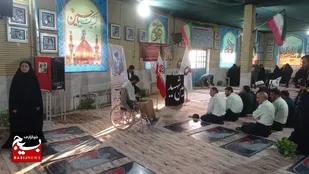 آیین تجدید میثاق با شهدا در دلیجان برگزار شد
