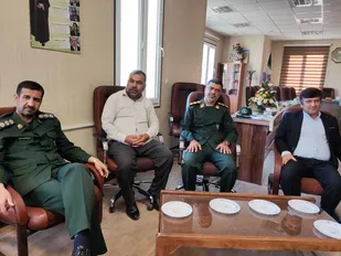 دیدار مسئولان سپاه فتح با کارکنان سازمان قضایی نیروهای مسلح استان