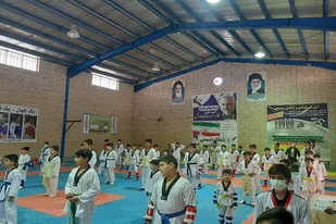 مسابقات تکواندو شهرستانی در آرادان برگزار شد